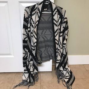 Billabong Aztec Boho Cardigan with Fringe